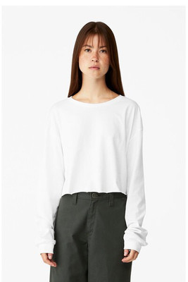 Bella+Canvas 6501B - FWD Fashion Ladies Cropped Long-Sleeve T-Shirt