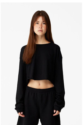 Bella+Canvas 6501B - FWD Fashion Ladies Cropped Long-Sleeve T-Shirt