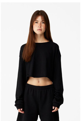 Bella+Canvas 6501B - FWD Fashion Ladies Cropped Long-Sleeve T-Shirt
