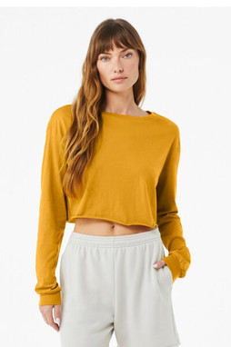 Bella+Canvas 6501B - FWD Fashion Ladies Cropped Long-Sleeve T-Shirt