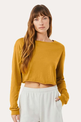 Bella+Canvas 6501B - FWD Fashion Ladies Cropped Long-Sleeve T-Shirt