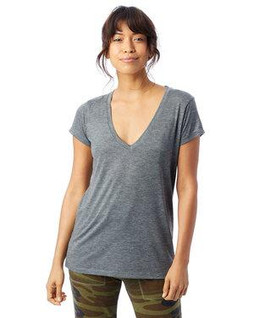 Alternative Apparel 2894B2 - Ladies Slinky-Jersey V-Neck T-Shirt