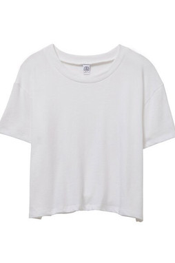 Alternative Apparel 5114BP - Ladies Headliner Cropped T-Shirt