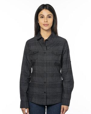 Burnside 5222 - LADIES' PLAID PATTERN WOVEN