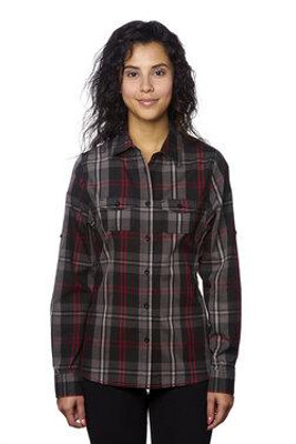 Burnside 5222 - LADIES' PLAID PATTERN WOVEN