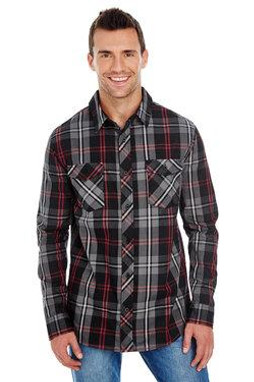 Burnside 8202 - LONG SLEEVE PLAID PATTERN WOVEN