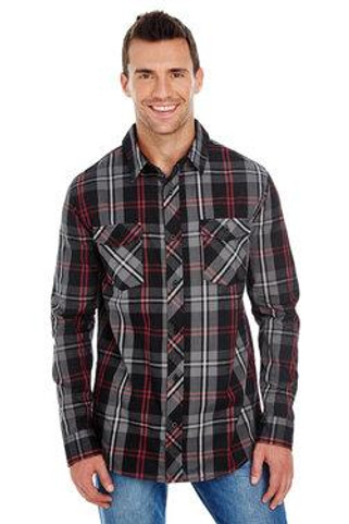 Burnside 8202 - LONG SLEEVE PLAID PATTERN WOVEN