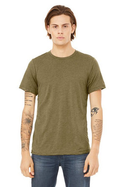Bella+Canvas 3413 - Remera Unisex de tres materiales manga corta