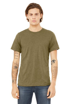 Bella+Canvas 3413 - Remera Unisex de tres materiales manga corta