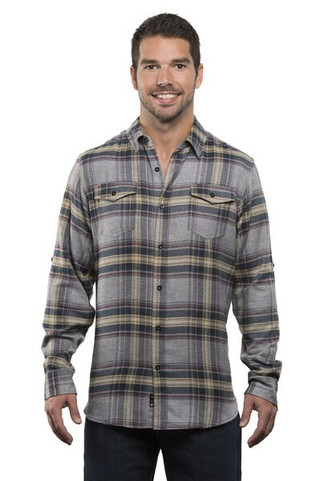Burnside B8210 - Camisa de franela de manga larga