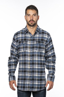 Burnside B8210 - Yarn-Dyed Long Sleeve Flannel Shirt
