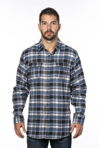 Burnside B8210 - Yarn-Dyed Long Sleeve Flannel Shirt