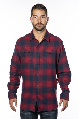 Burnside B8210 - Yarn-Dyed Long Sleeve Flannel Shirt