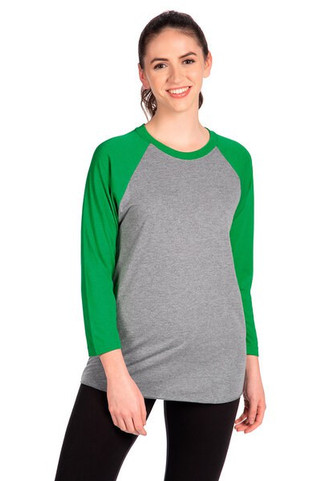 Next Level Apparel 6051 - Unisex Triblend 3/4-Sleeve Raglan
