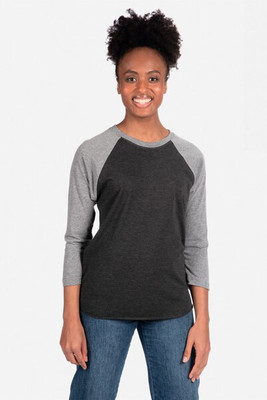 Next Level Apparel 6051 - Unisex Triblend 3/4-Sleeve Raglan
