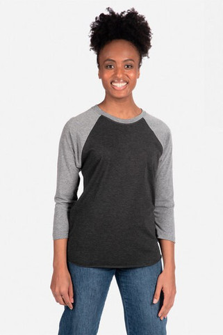Next Level Apparel 6051 - Unisex Triblend 3/4-Sleeve Raglan