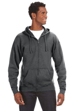 J. America 8821 - Premium Full-Zip Hooded Sweatshirt