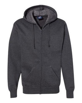 J. America 8821 - Premium Full-Zip Hooded Sweatshirt