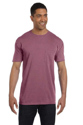 Comfort Colors 6030 - Remera Manga corta Garment Dyed con bolsillo