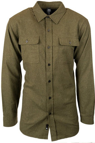 Burnside B8200 - Solid Long Sleeve Flannel Shirt