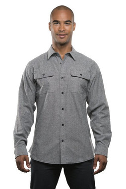 Burnside B8200 - Solid Long Sleeve Flannel Shirt