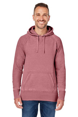 J. America 8915 - Vintage Zen Fleece Hooded Pullover Sweatshirt