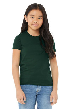 Bella+Canvas 3001Y - T-shirt à manches courtes en jersey pour les jeunes