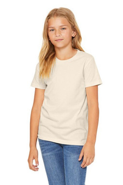 Bella+Canvas 3001Y - T-shirt à manches courtes en jersey pour les jeunes