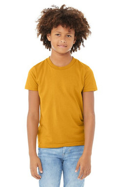 Bella+Canvas 3001Y - T-shirt à manches courtes en jersey pour les jeunes