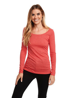 Next Level Apparel 6731 - Ladies Triblend Long-Sleeve Scoop