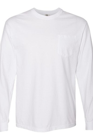 Comfort Colors 4410 - Remera de manga larga con bolsillo