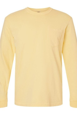 Comfort Colors 4410 - Remera de manga larga con bolsillo