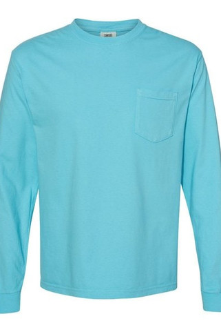 Comfort Colors 4410 - Remera de manga larga con bolsillo