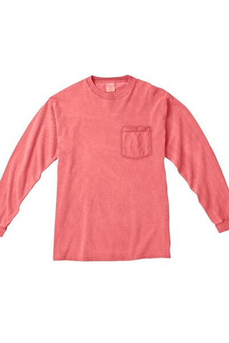 Comfort Colors 4410 - Remera de manga larga con bolsillo