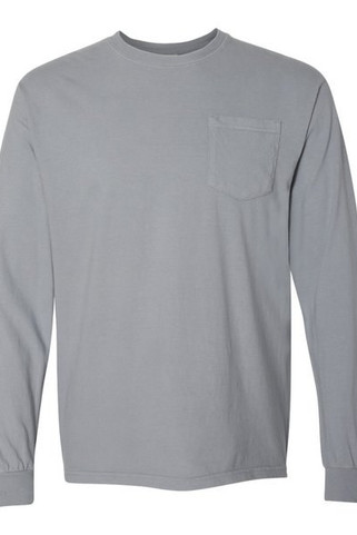 Comfort Colors 4410 - Remera de manga larga con bolsillo