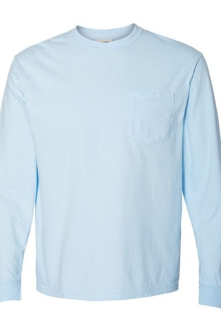 Comfort Colors 4410 - Remera de manga larga con bolsillo