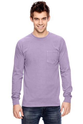 Comfort Colors 4410 - Remera de manga larga con bolsillo