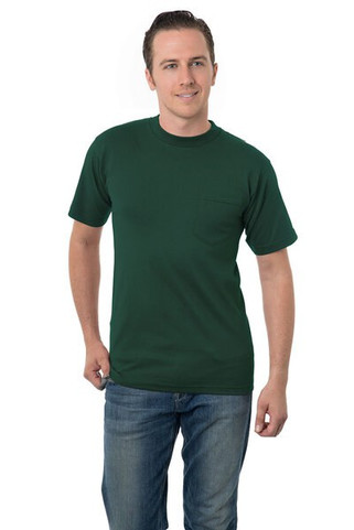 Bayside 3015 - Union-Made Short Sleeve T-Shirt with a Pocket