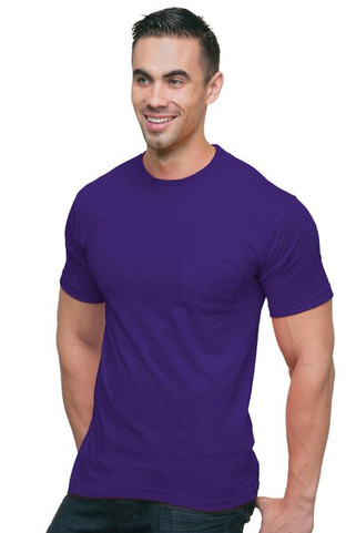 Bayside 3015 - Union-Made Short Sleeve T-Shirt with a Pocket