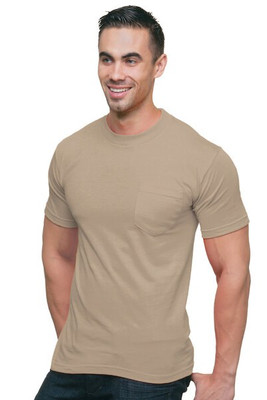Bayside 3015 - Union-Made Short Sleeve T-Shirt with a Pocket