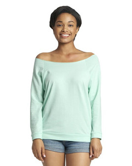 Next Level Apparel 6951 - Ladies French Terry 3/4-Sleeve Raglan