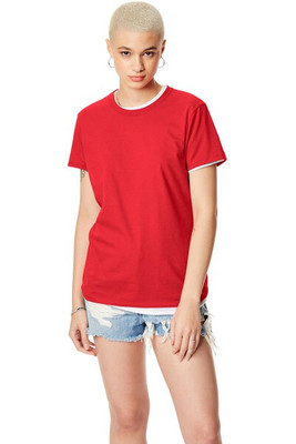 Hanes SL04 - Camiseta Femenina Hanes® Nano-T de Algodón Suave