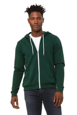 Bella+Canvas 3739 - Buzo unisex con cierre y capucha