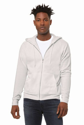 Bella+Canvas 3739 - Unisex Full-Zip Hooded Sweatshirt