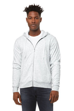 Bella+Canvas 3739 - Buzo unisex con cierre y capucha