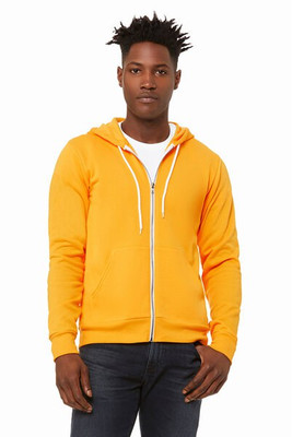 Bella+Canvas 3739 - Unisex Full-Zip Hooded Sweatshirt