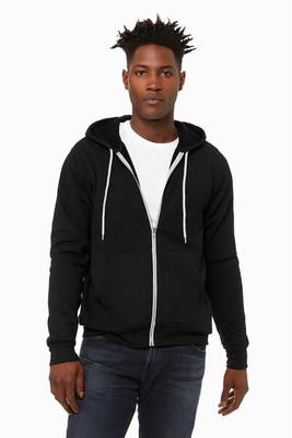 Bella+Canvas 3739 - Unisex Full-Zip Hooded Sweatshirt