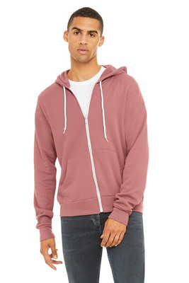 Bella+Canvas 3739 - Unisex Full-Zip Hooded Sweatshirt