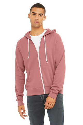 Bella+Canvas 3739 - Unisex Full-Zip Hooded Sweatshirt