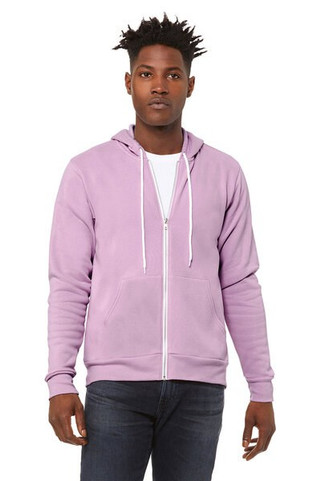 Bella+Canvas 3739 - Unisex Full-Zip Hooded Sweatshirt
